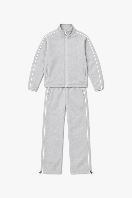 Ensemble LL110032 Gris — vue à plat sans mannequin