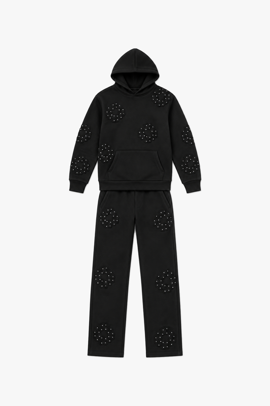 Ensemble LL110034 Noir — vue à plat sans mannequin