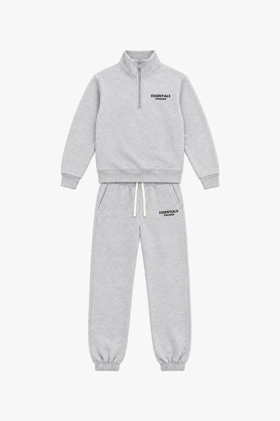 Ensemble LL110041 Gris — vue à plat sans mannequin