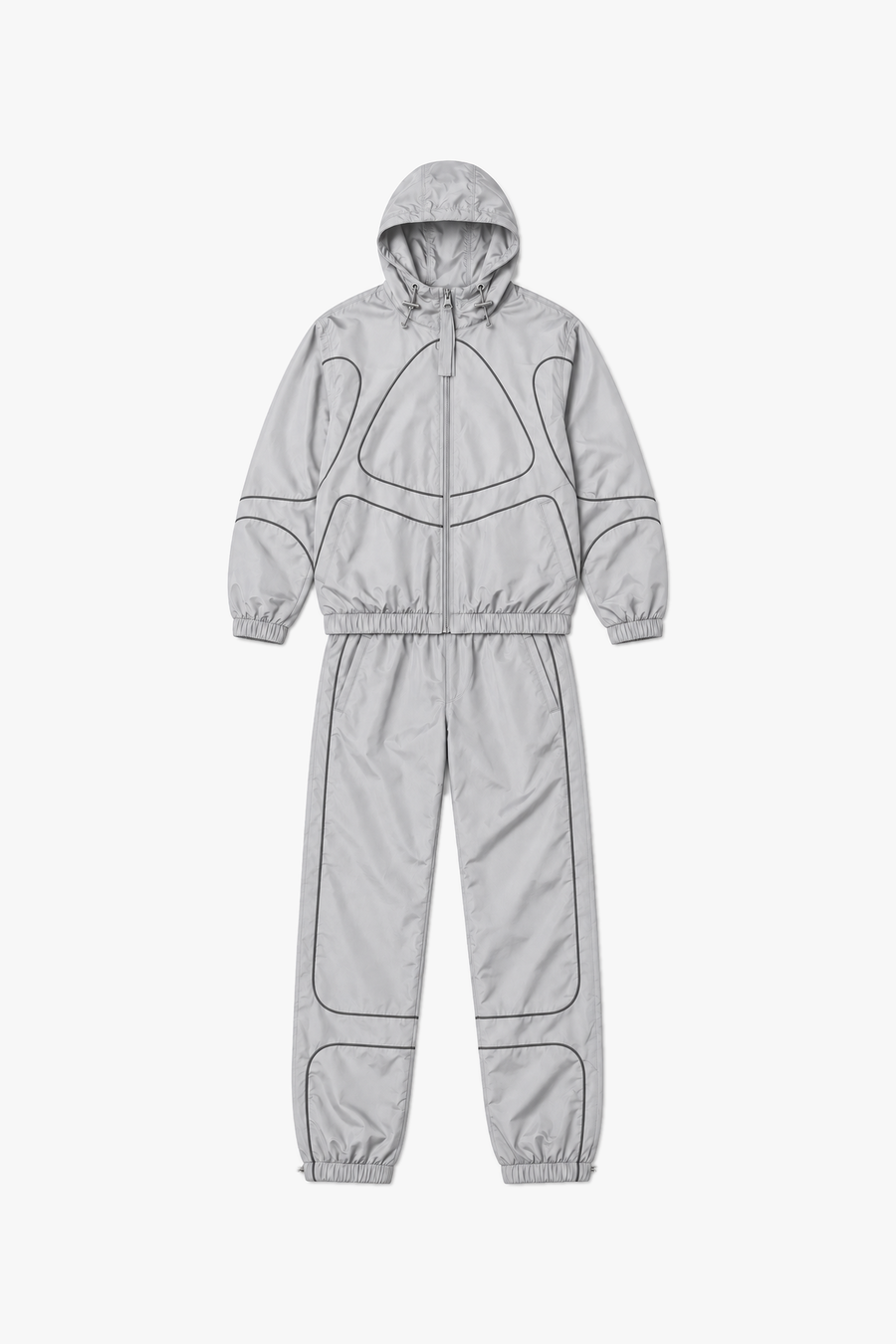 Ensemble LL110055 Gris — vue à plat sans mannequin