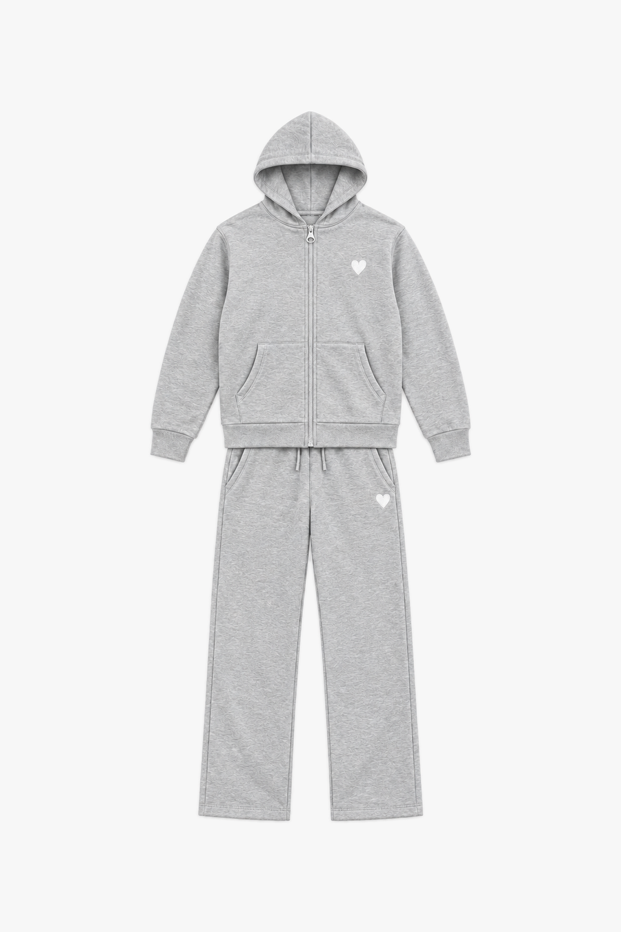 Ensemble LP2621 Gris — vue à plat sans mannequin