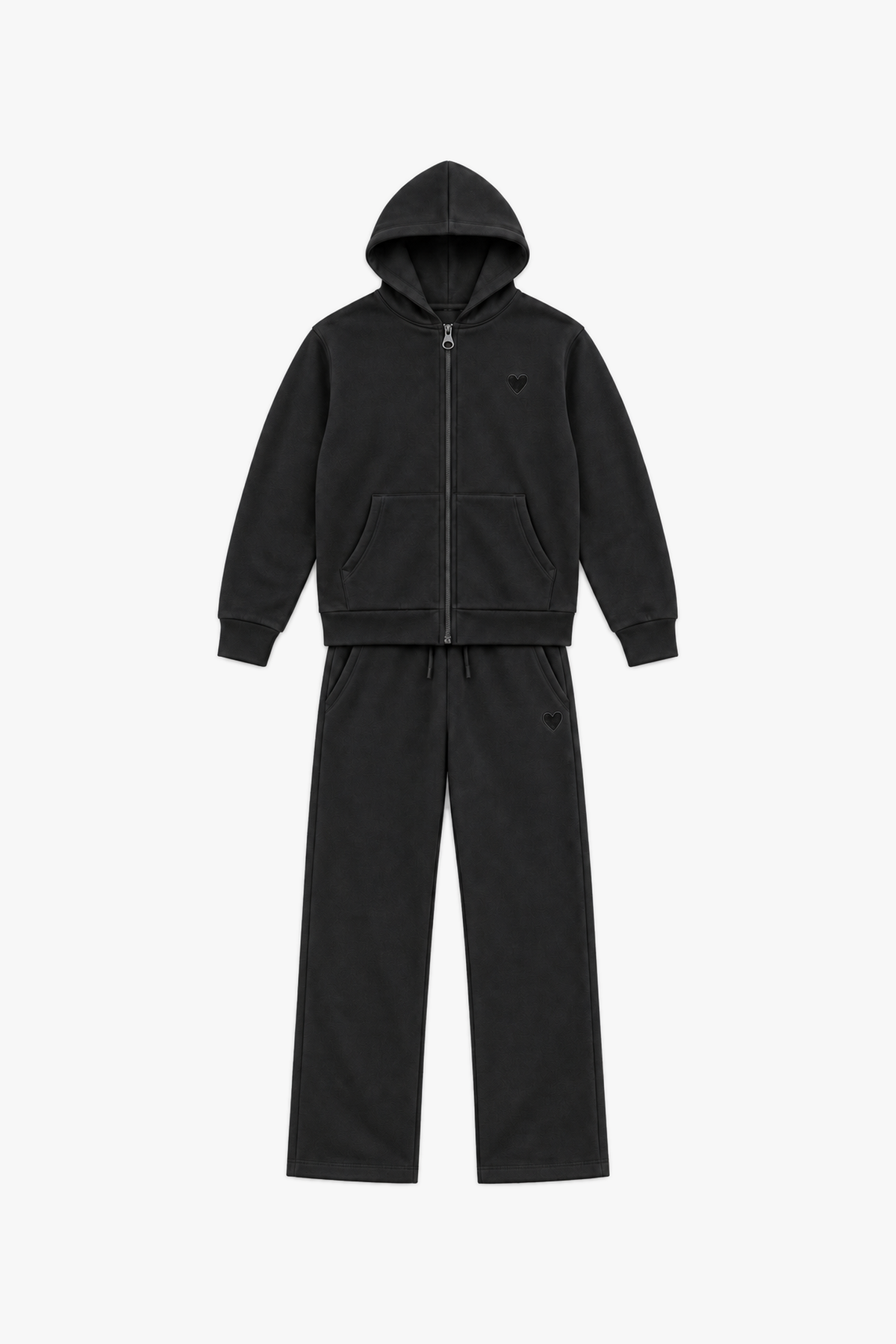 Ensemble LP2621 Noir — vue à plat sans mannequin