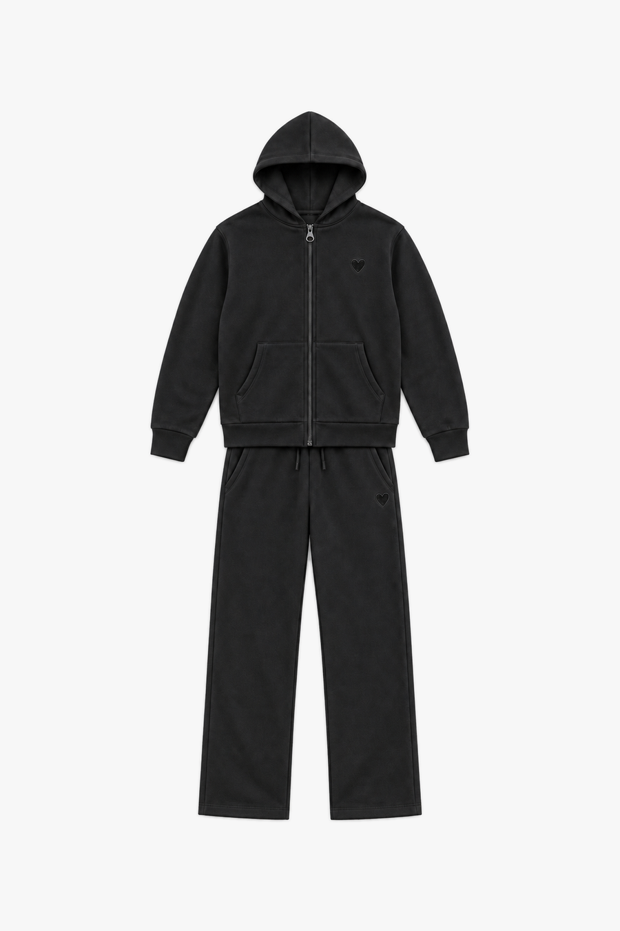 Ensemble LP2621 Noir — vue à plat sans mannequin