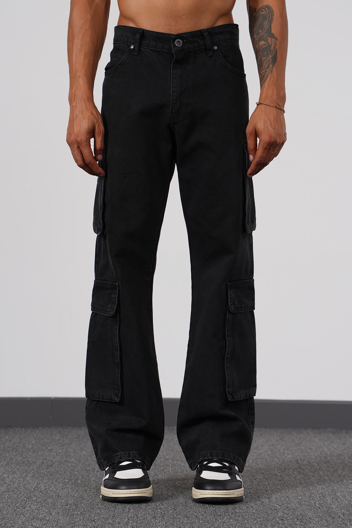 JEANS BAGGY ART539 - BLACK