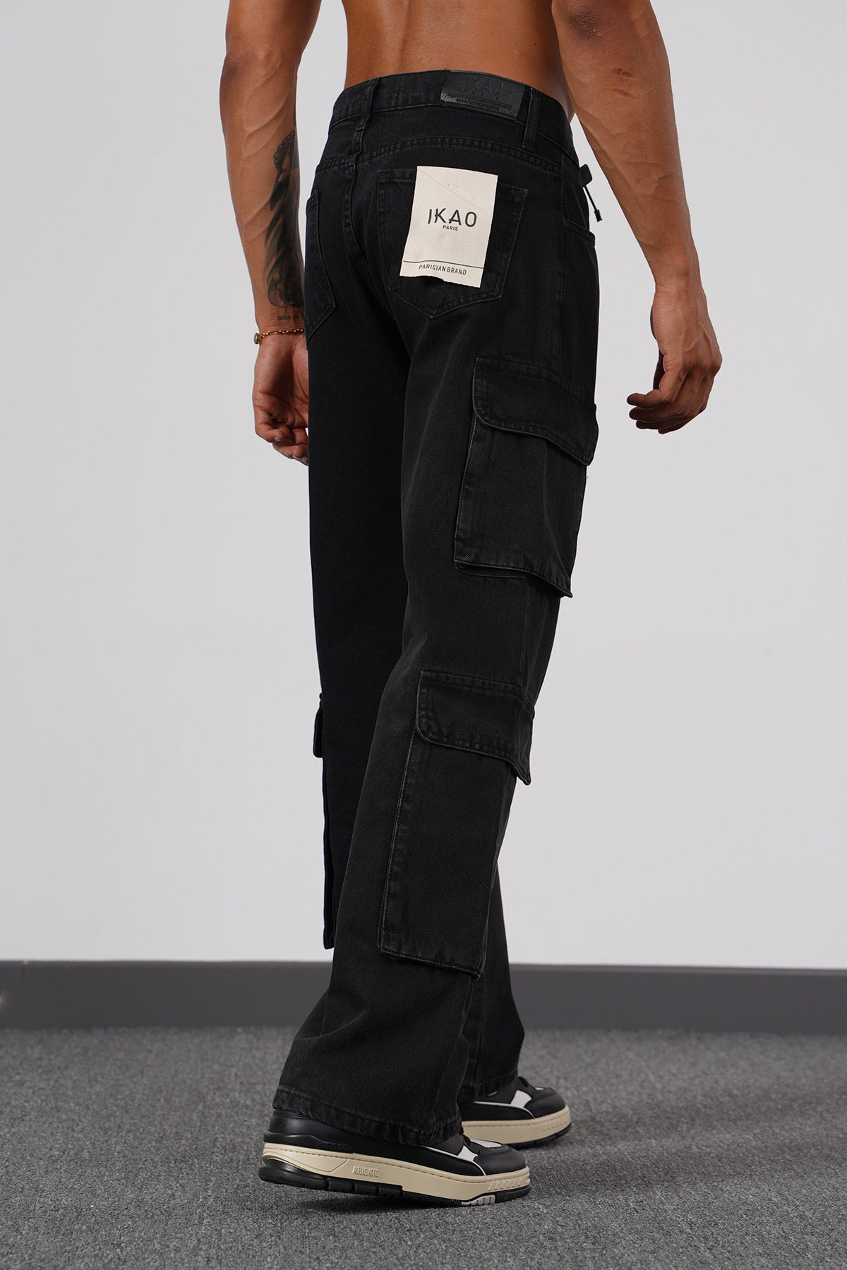 JEANS BAGGY ART539 - BLACK
