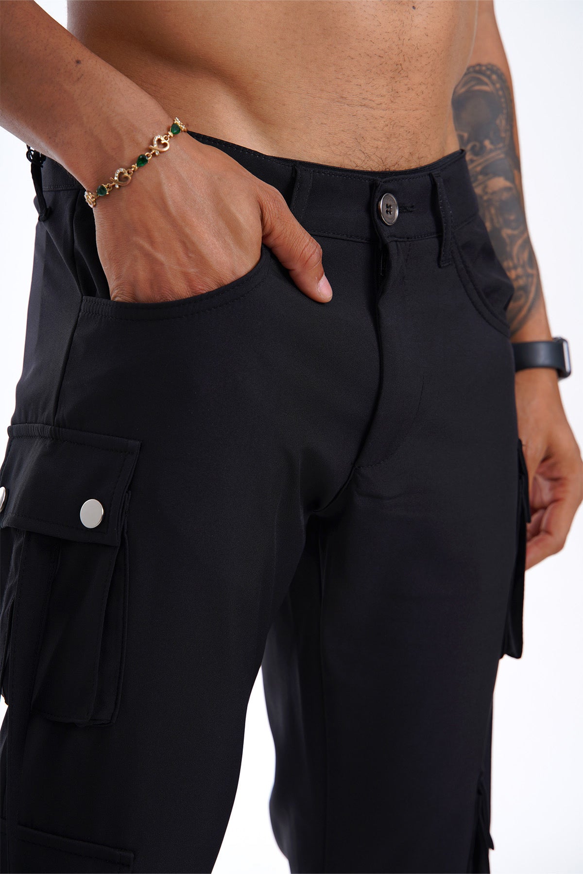 CARGO PANT ART485 - BLACK
