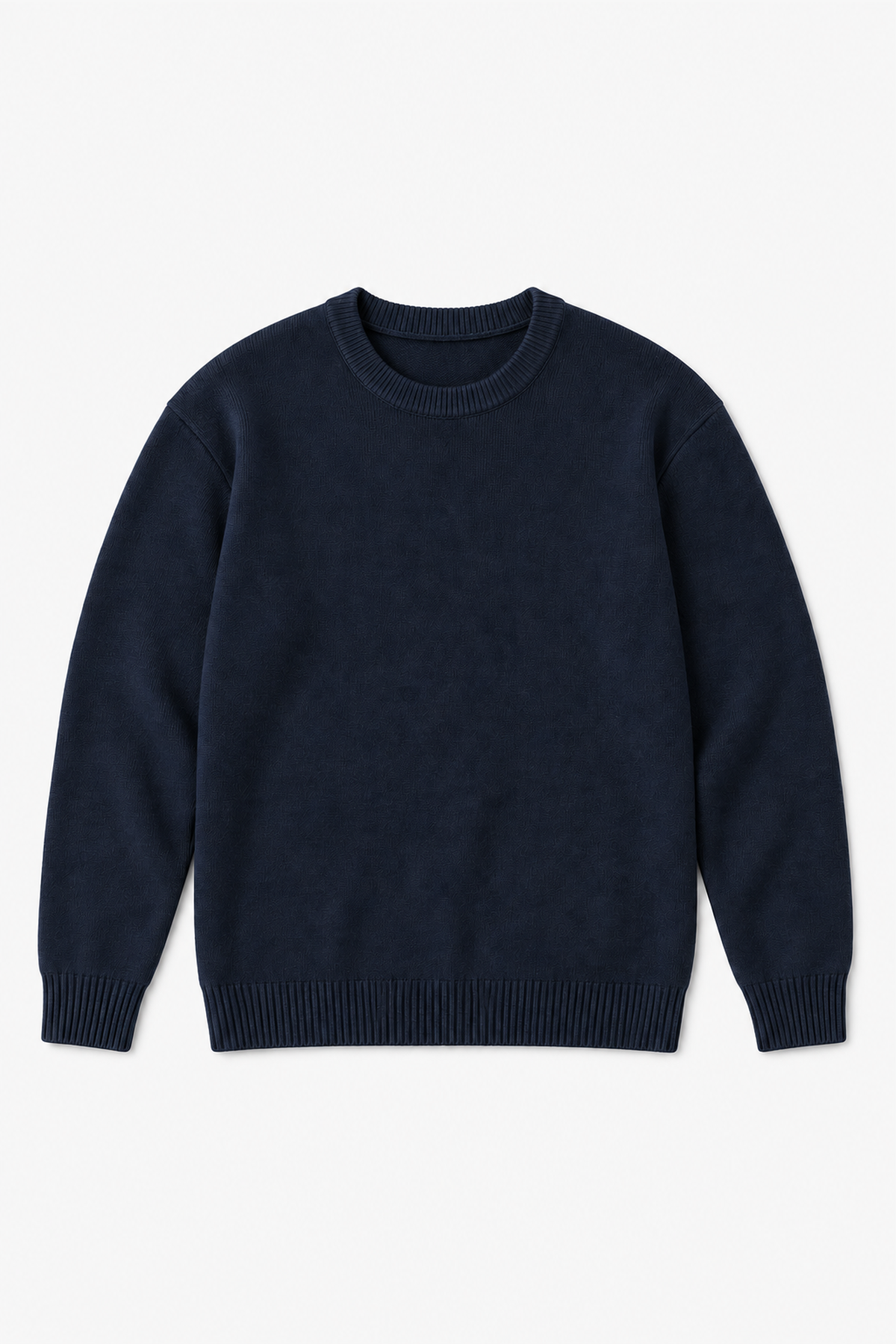 Pull en acrylique GL 2701 — Bleu Marine — vue à plat