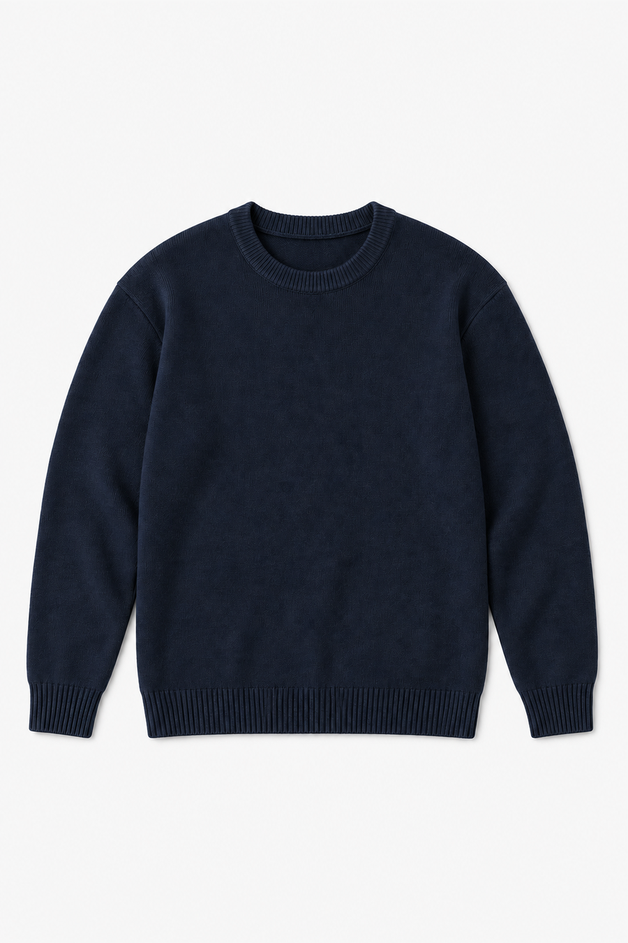 Pull en acrylique GL 2701 — Bleu Marine — vue à plat