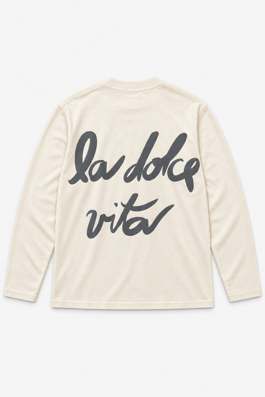 T-shirt en coton IPM 238 LS — Beige — vue à plat