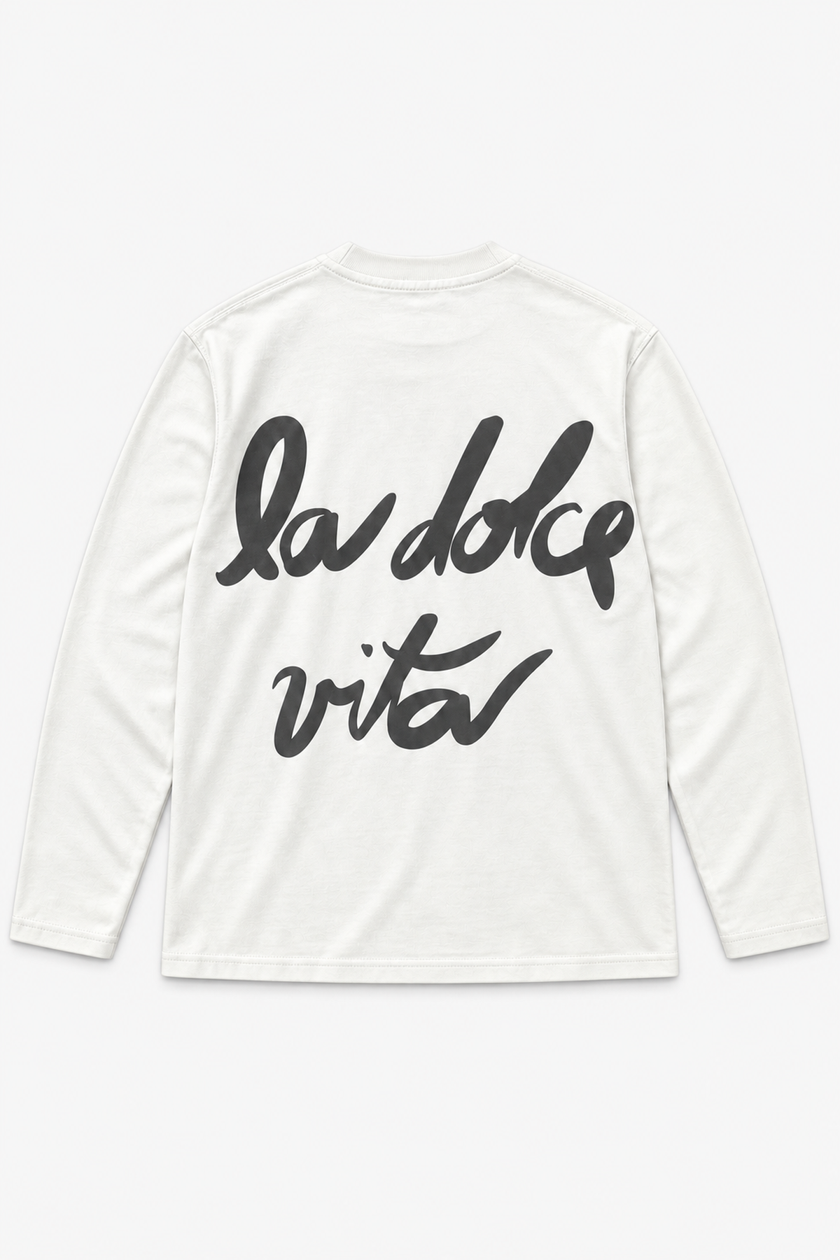 T-shirt en coton IPM 238 LS — Écru — vue à plat