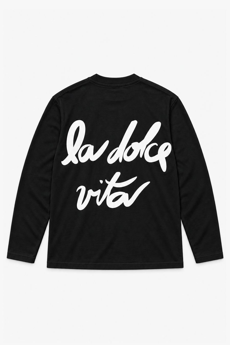 T-shirt en coton IPM 238 LS — Noir — vue à plat