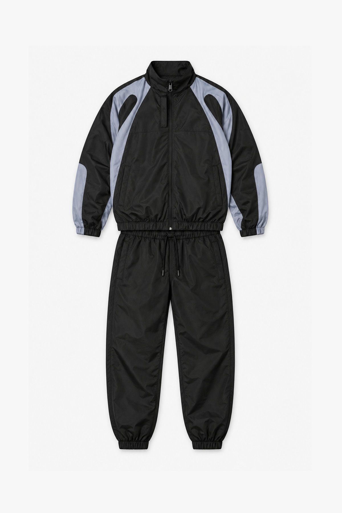 Ensemble en polyester IPM261003 — Anthracite — vue à plat