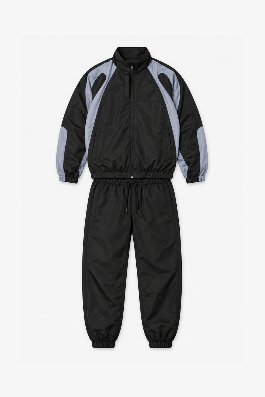 Ensemble en polyester IPM261003 — Anthracite — vue à plat