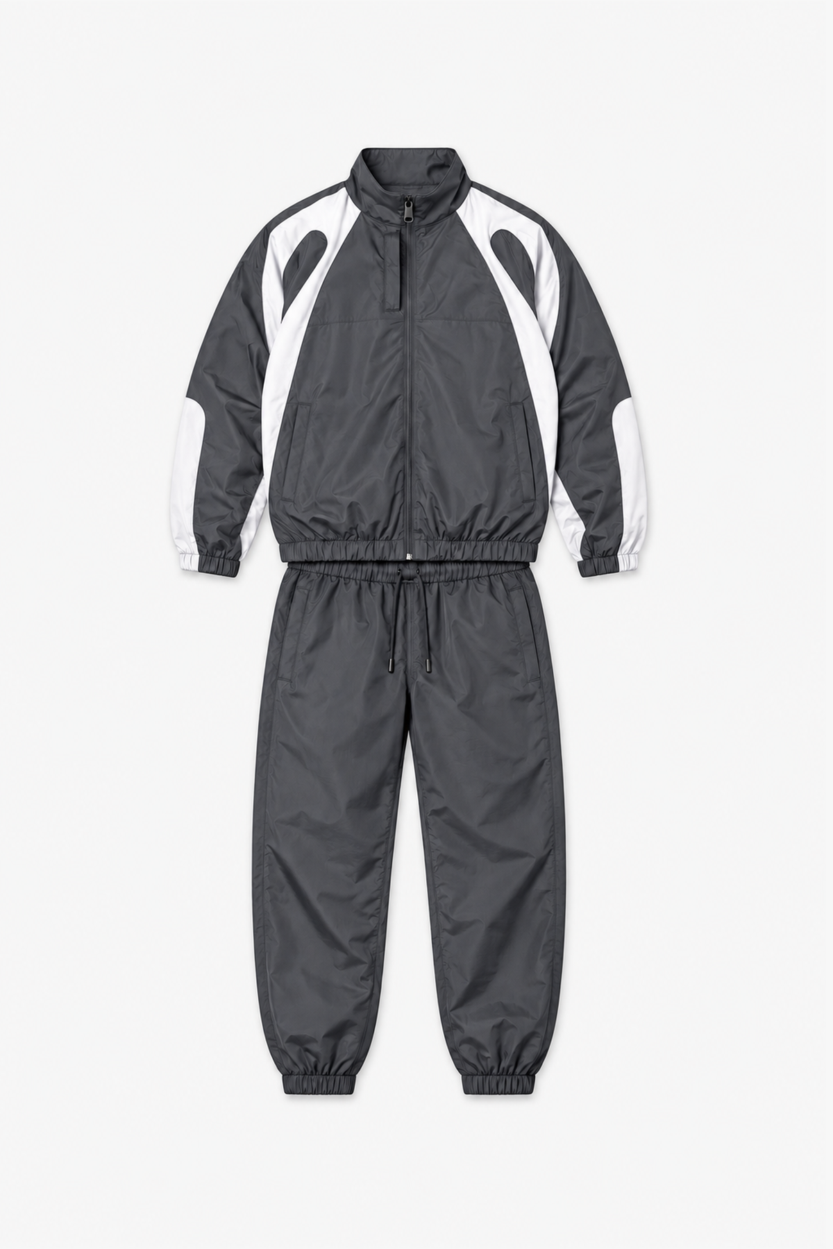 Ensemble en polyester IPM261003 — Gris — vue à plat
