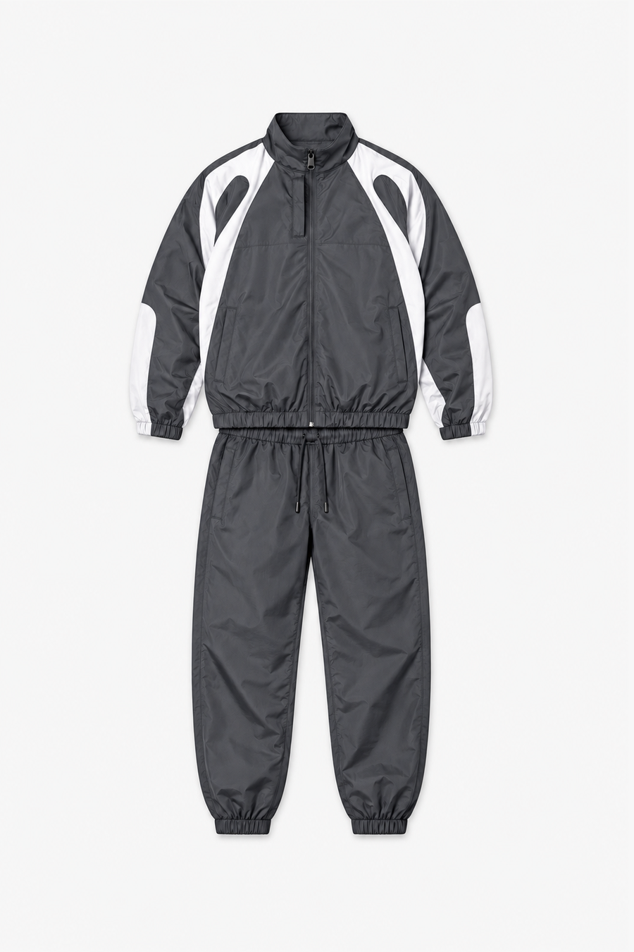 Ensemble en polyester IPM261003 — Gris — vue à plat