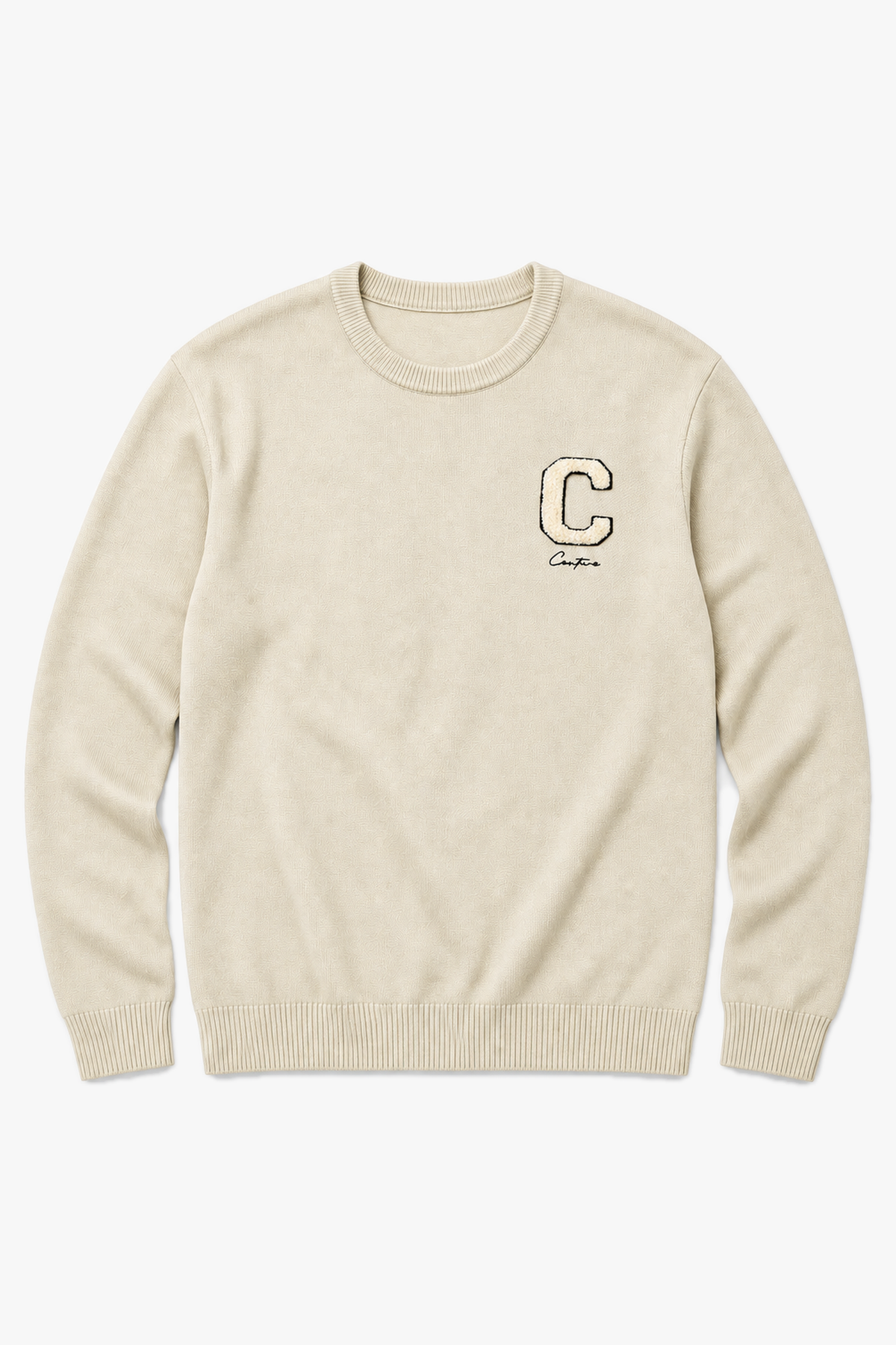 Pull motif C GL 2703 — Beige — vue à plat