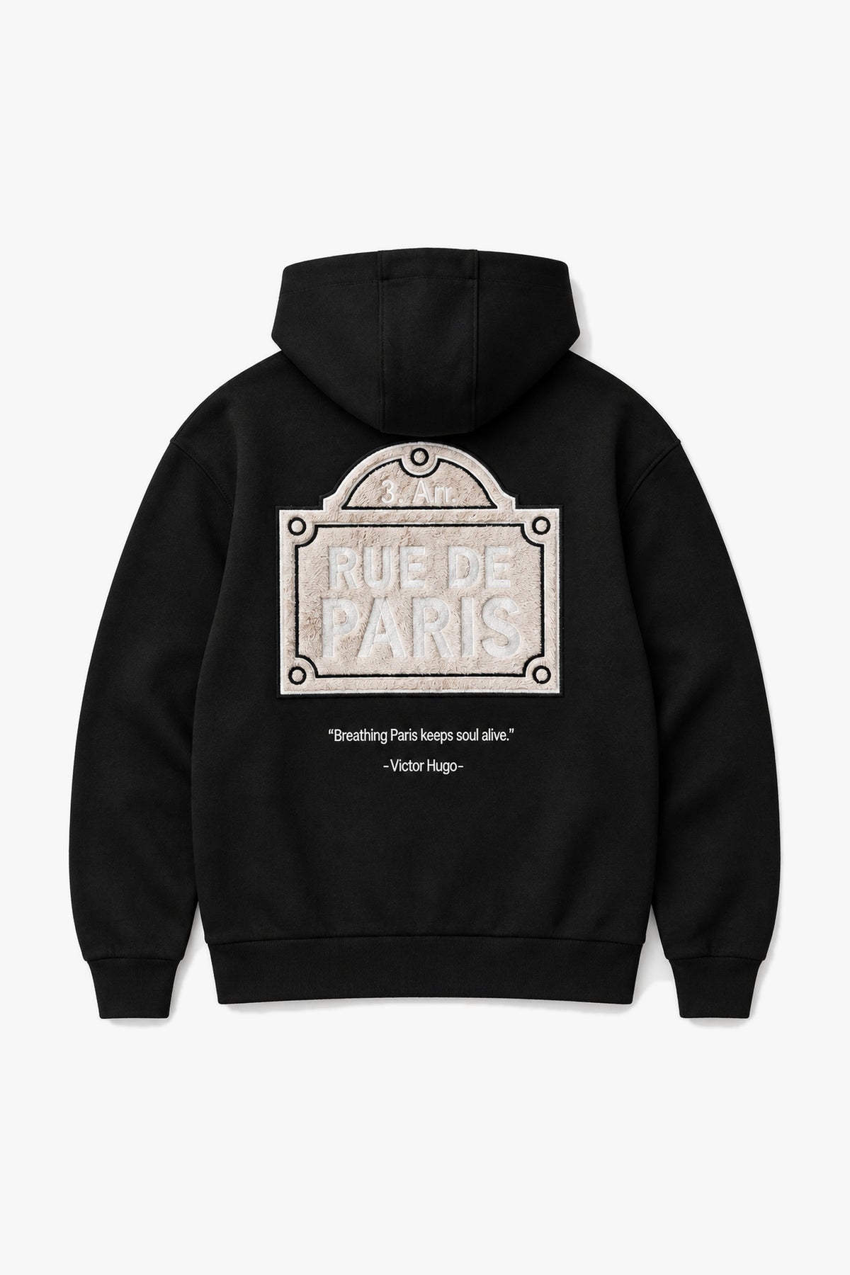 undefined — Noir — vue à plat sans mannequin