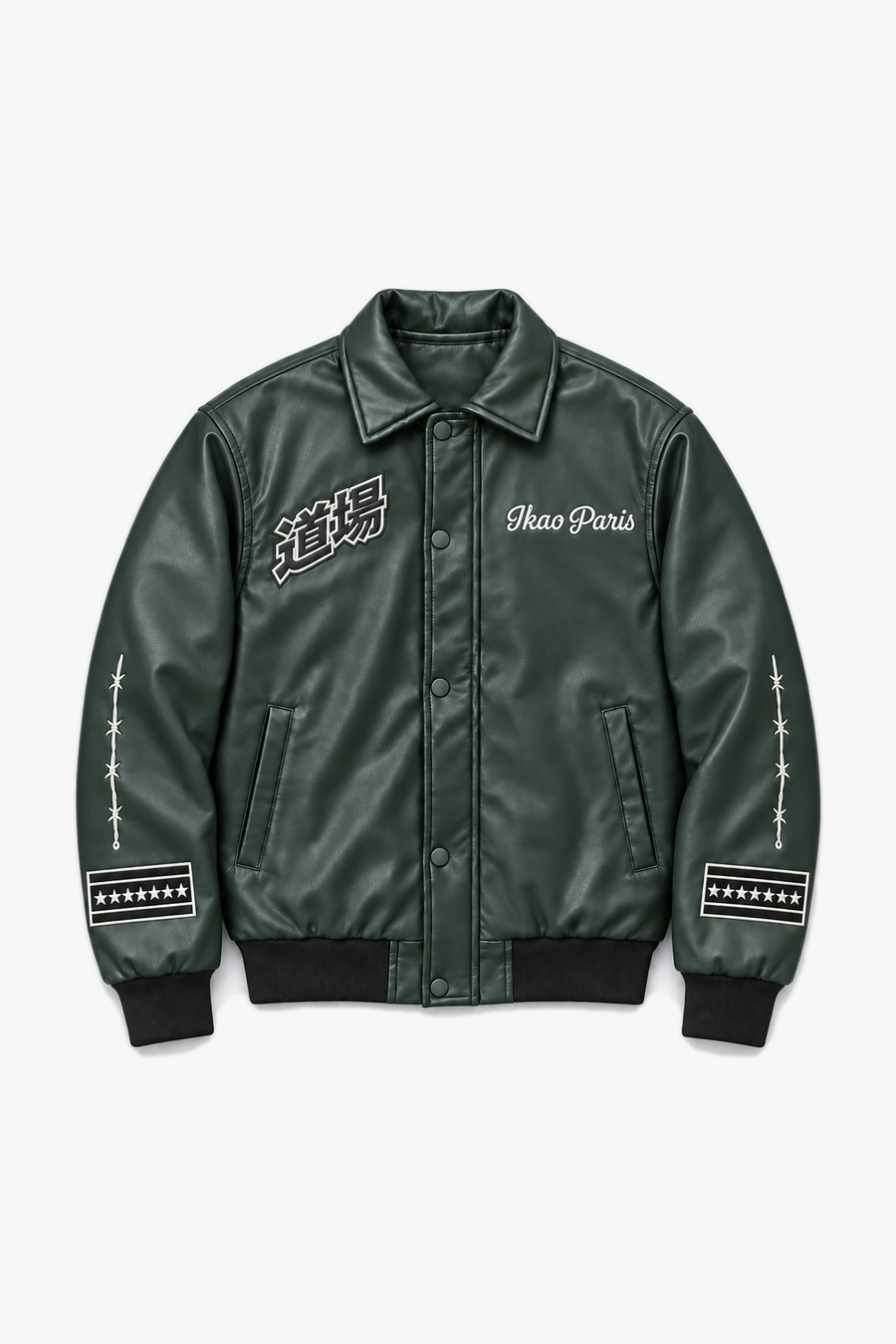 VESTE LL57132 - Vert - vue à plat sans mannequin