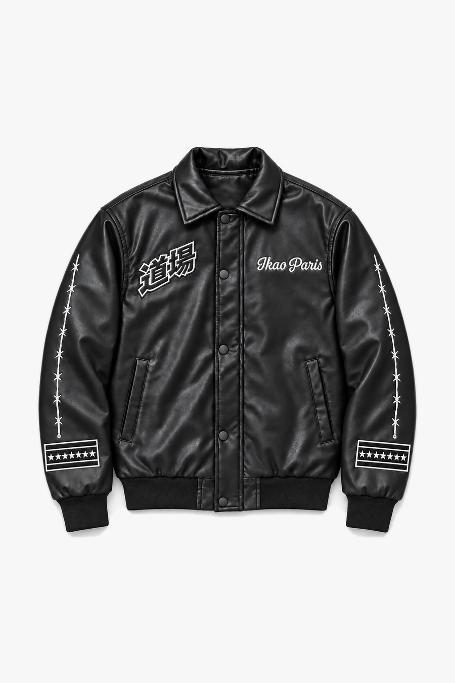VESTE LL57132 - Noir - vue à plat sans mannequin