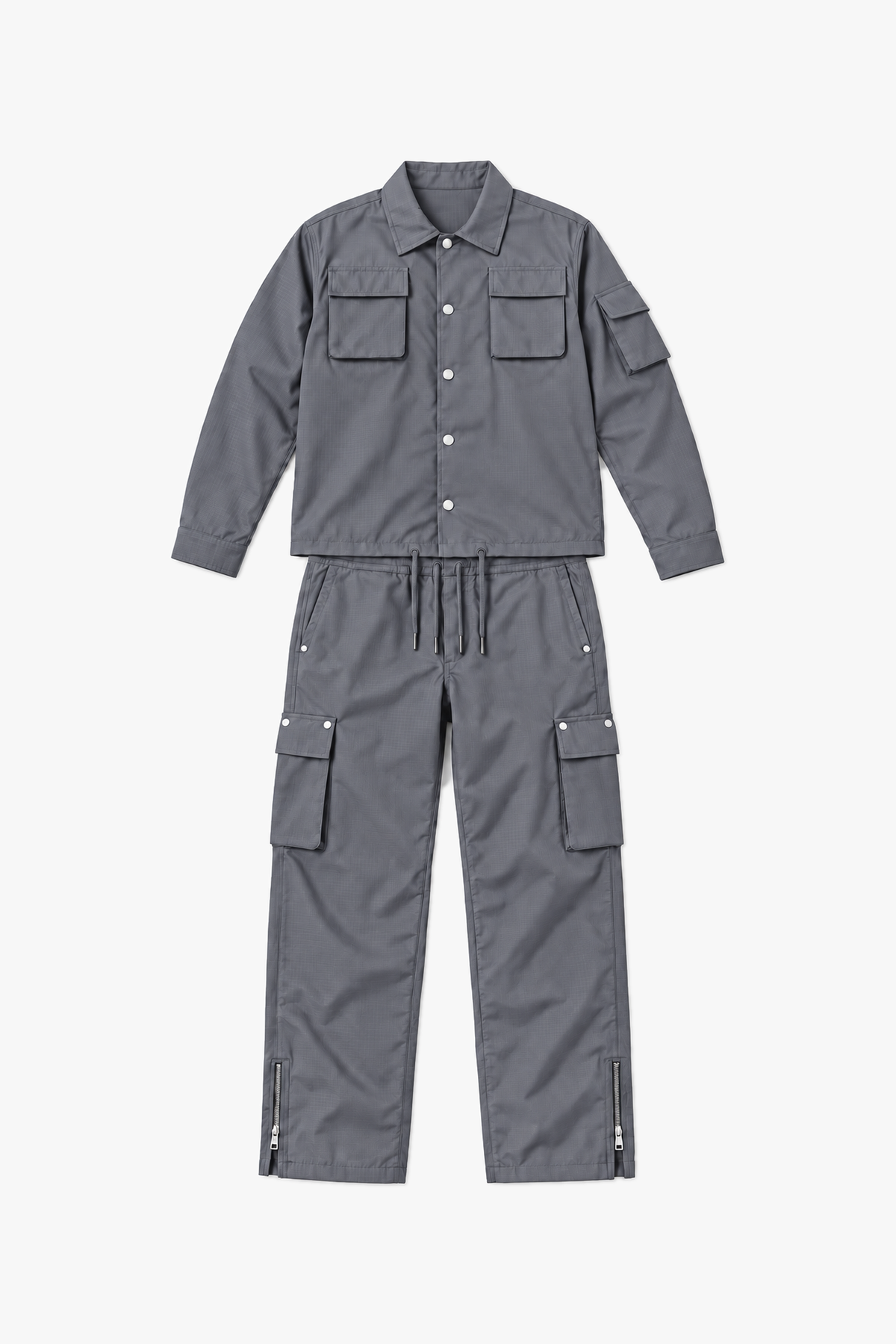 Ensemble LL110010 Anthracite — vue à plat sans mannequin