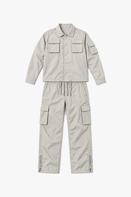 Ensemble LL110010 Gris — vue à plat sans mannequin