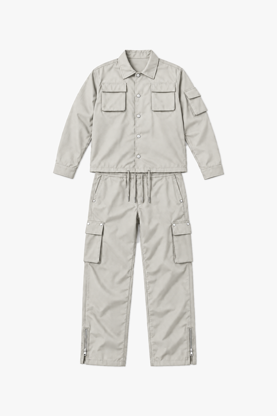 Ensemble LL110010 Gris — vue à plat sans mannequin
