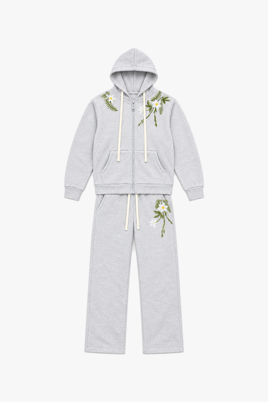 Ensemble LL110035 Gris — vue à plat sans mannequin
