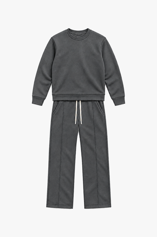 Ensemble LL110049 Anthracite — vue à plat sans mannequin