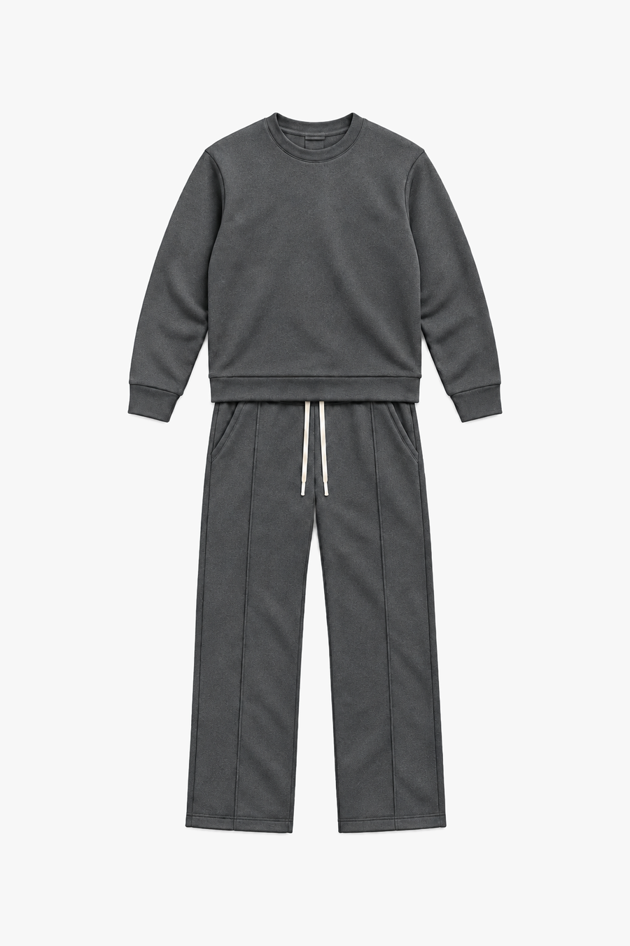 Ensemble LL110049 Anthracite — vue à plat sans mannequin