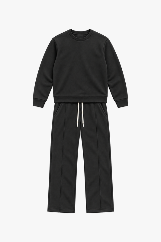 Ensemble LL110049 Noir — vue à plat sans mannequin