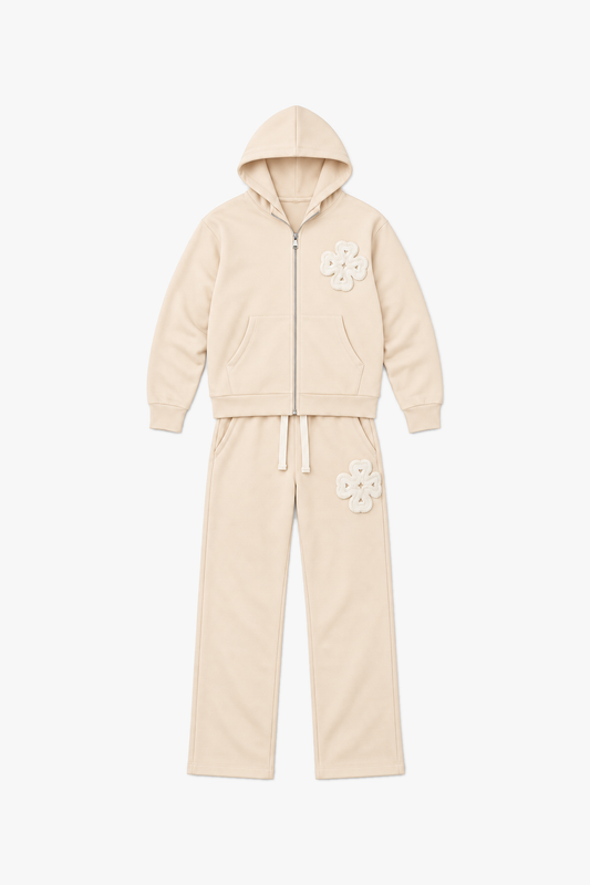 Ensemble LP2617 Beige — vue à plat sans mannequin