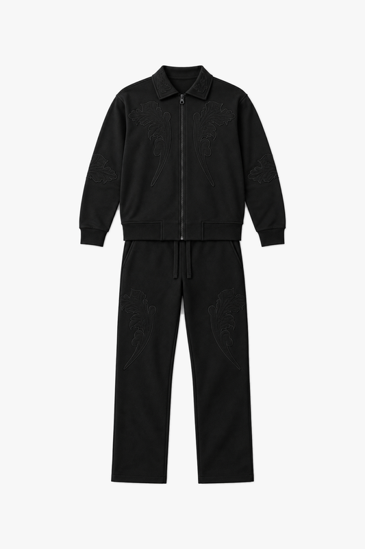 Ensemble LP2618 Noir — vue à plat sans mannequin