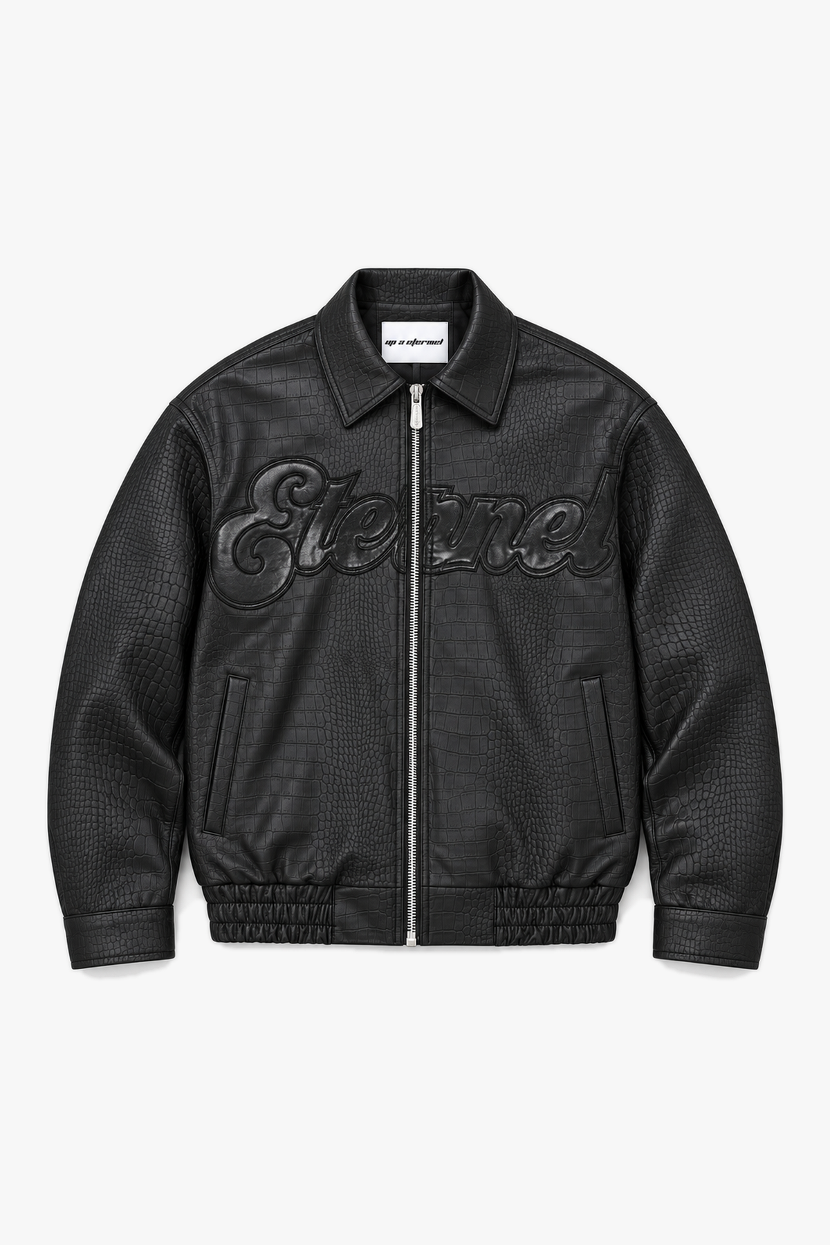 Veste IP444 Croco — Noir — vue à plat sans mannequin
