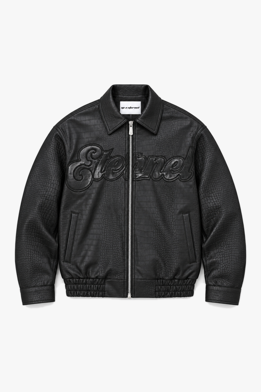 Veste IP444 Croco — Noir — vue à plat sans mannequin