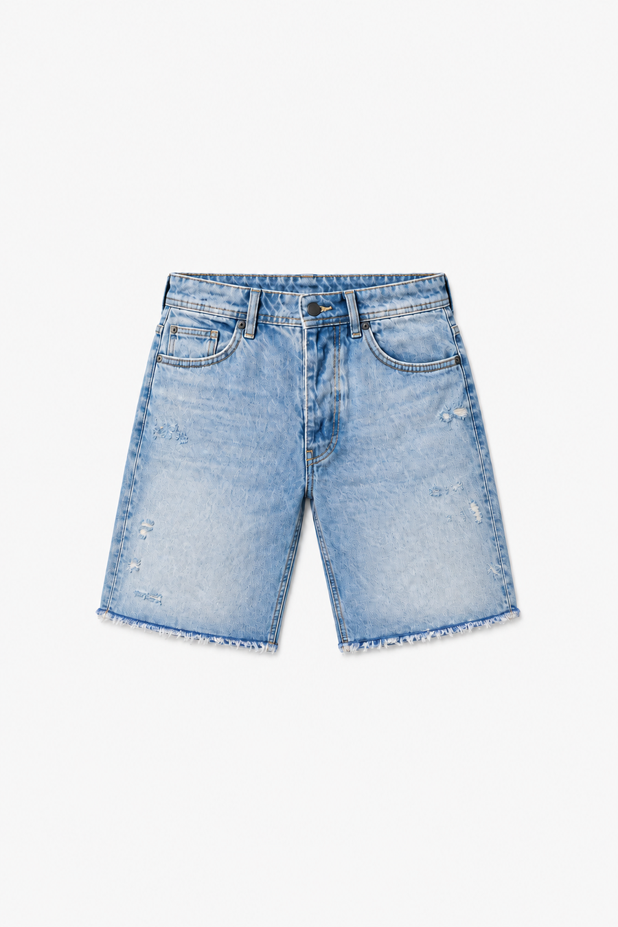 SHORT-4 Bleu Clair — vue sans mannequin, IKAO PARIS