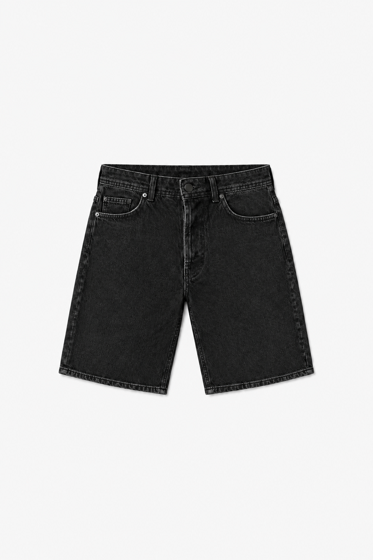 SHORT-5 Noir — vue sans mannequin, IKAO PARIS