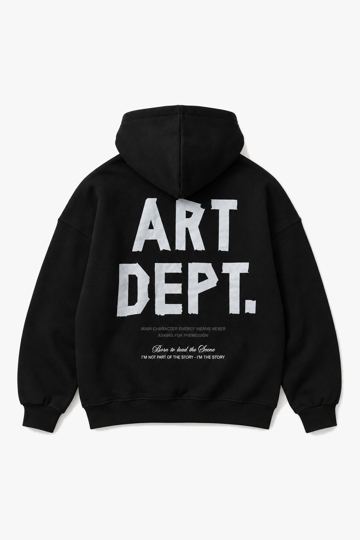 Sweat Art Dept. GL 2750 - Noir - Vue à plat sans mannequin