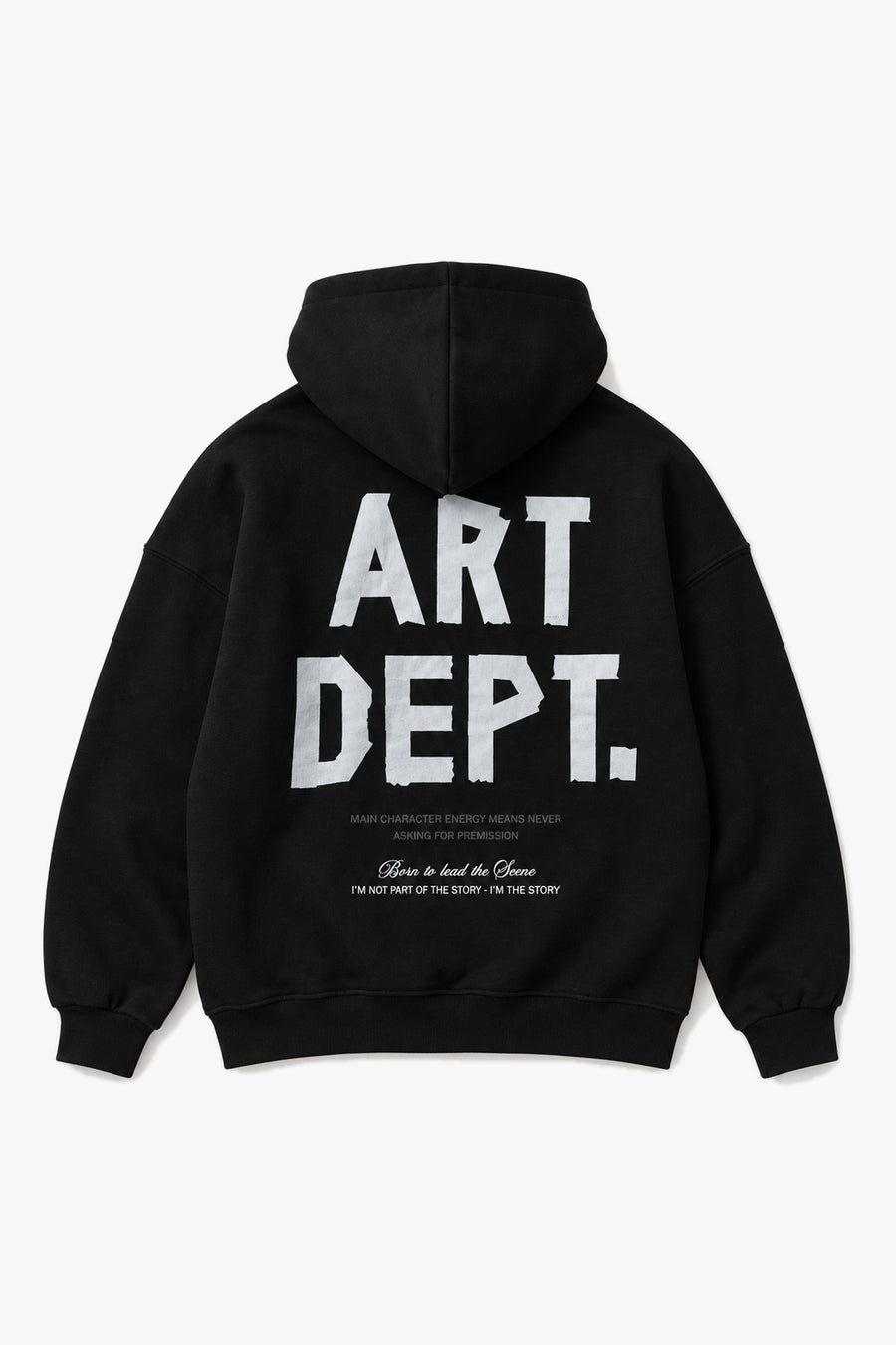 Sweat Art Dept. GL 2750 - Noir - Vue à plat sans mannequin