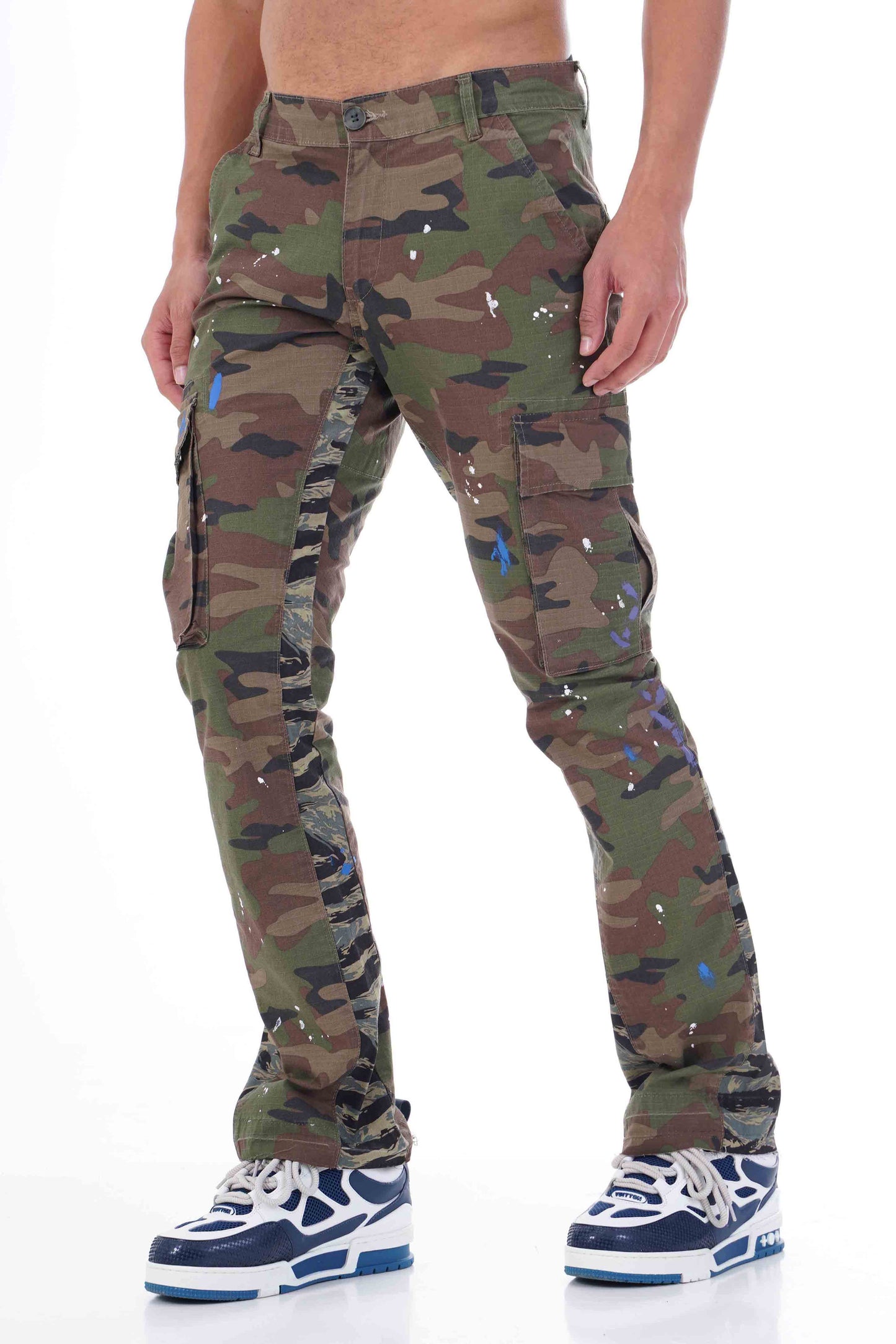 Flared Pants Art467 - Khaki