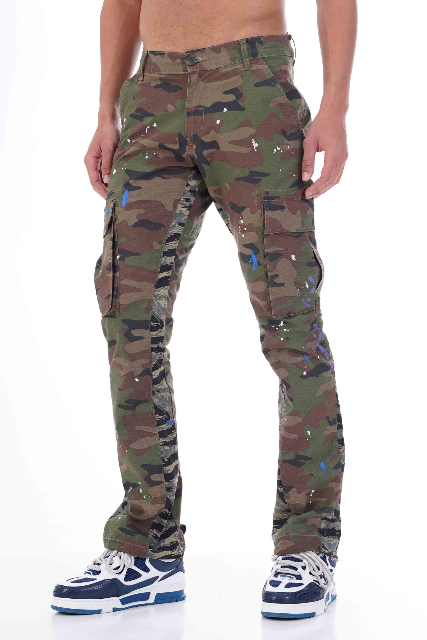 Flared Pants Art467 - Khaki